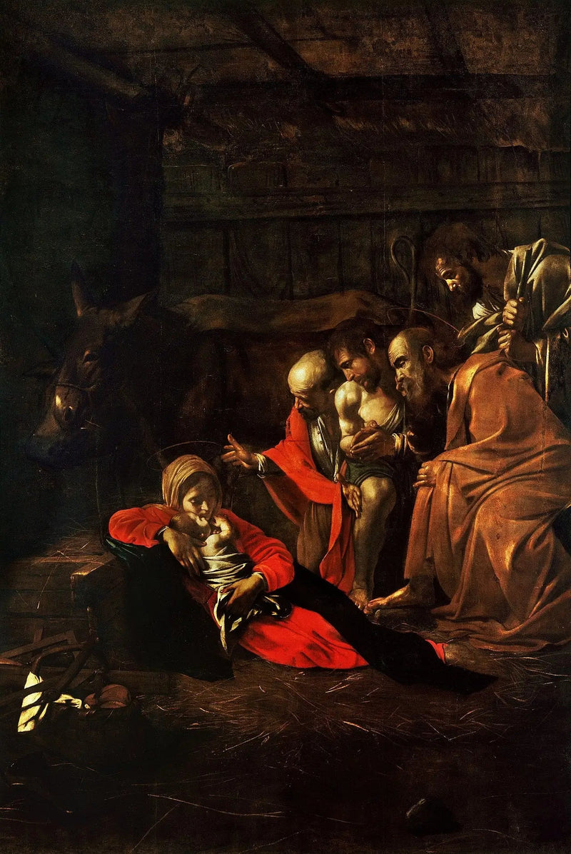 L'Adoration des bergers - Le Caravage