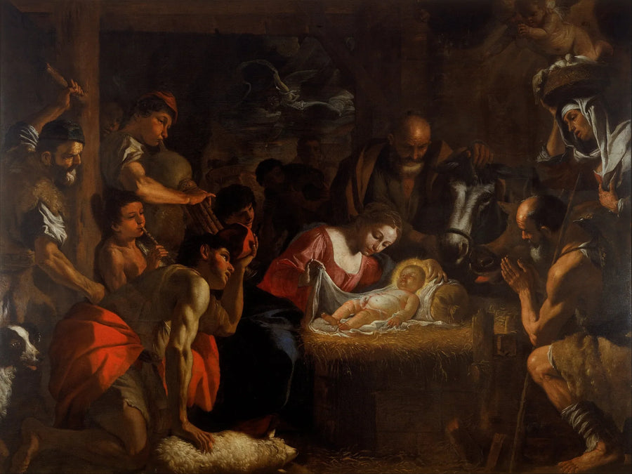 L'Adoration des bergers - Mattia Preti