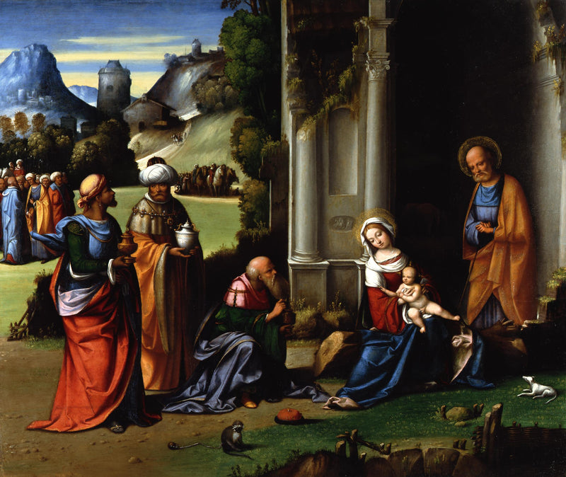 L'Adoration des Mages - Benvenuto Tisi