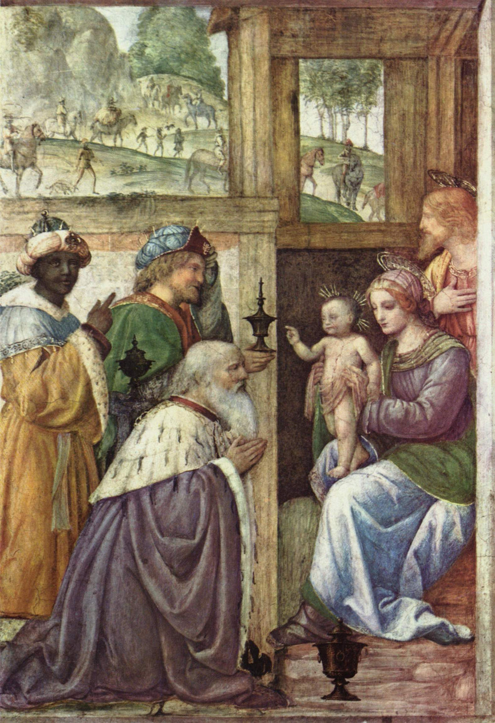 L’Adoration des Mages - Bernardino Luini - Alpha Reproduction