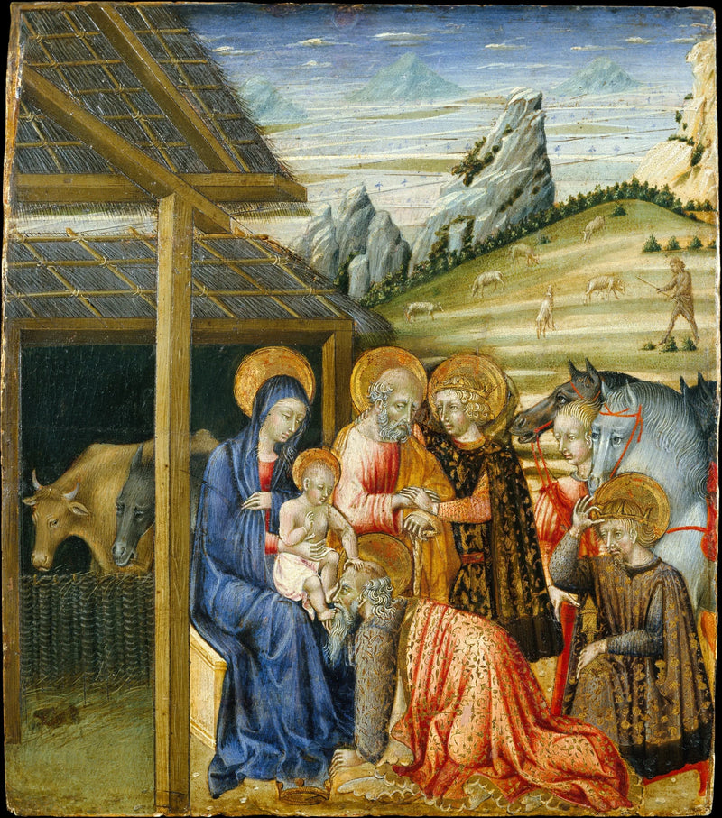 L'Adoration des Mages - Giovanni di Paolo