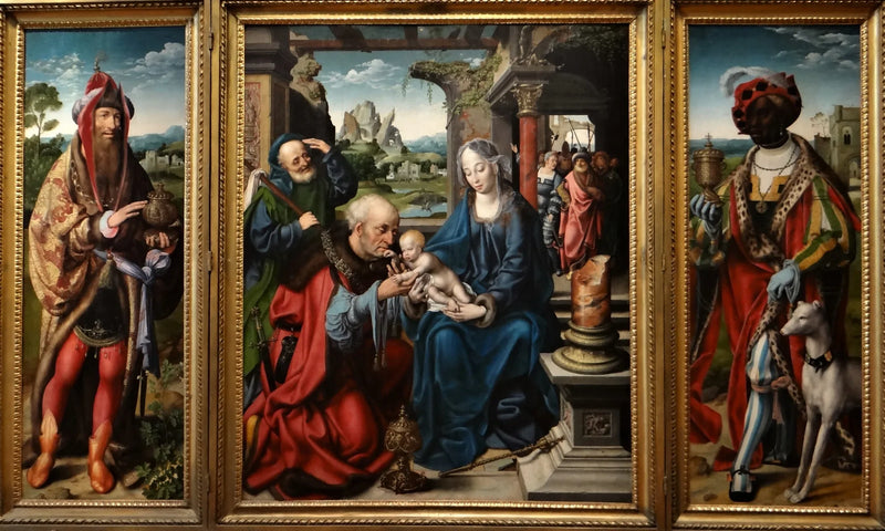 L'Adoration des mages - Joos van Cleve
