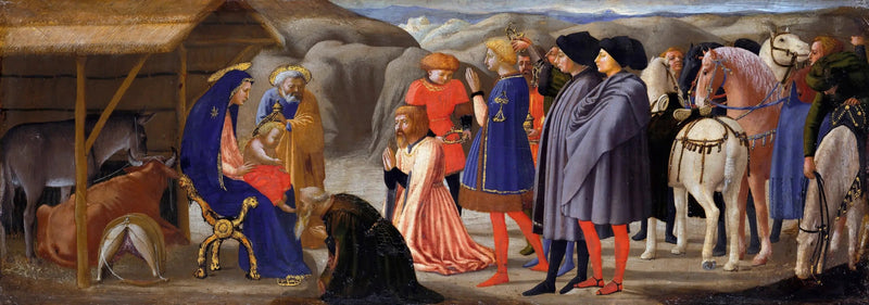 L'Adoration des mages - Masaccio