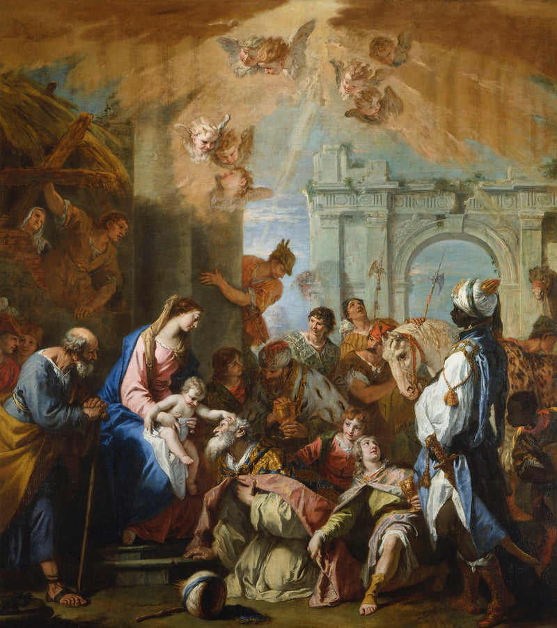 L'Adoration des mages - Sebastiano Ricci