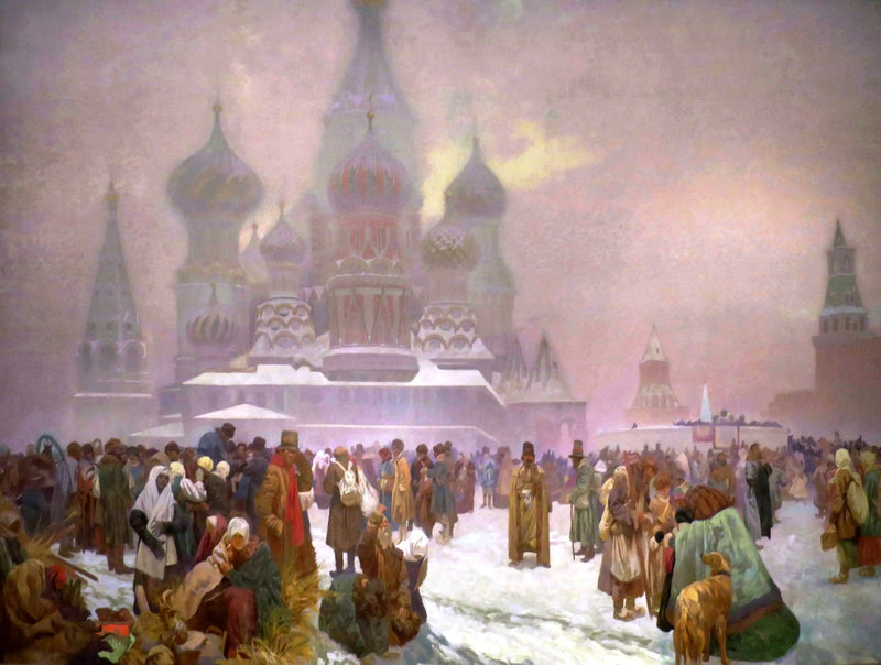 L'affranchissement des paysans russes - Alphonse Mucha