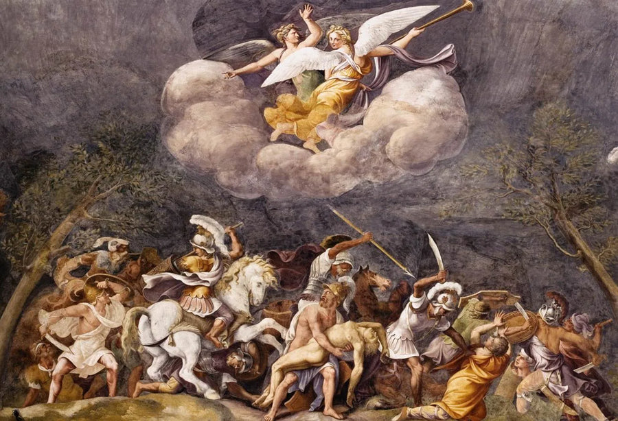 L'Ajax défend le corps de Patrocle - Giulio Romano