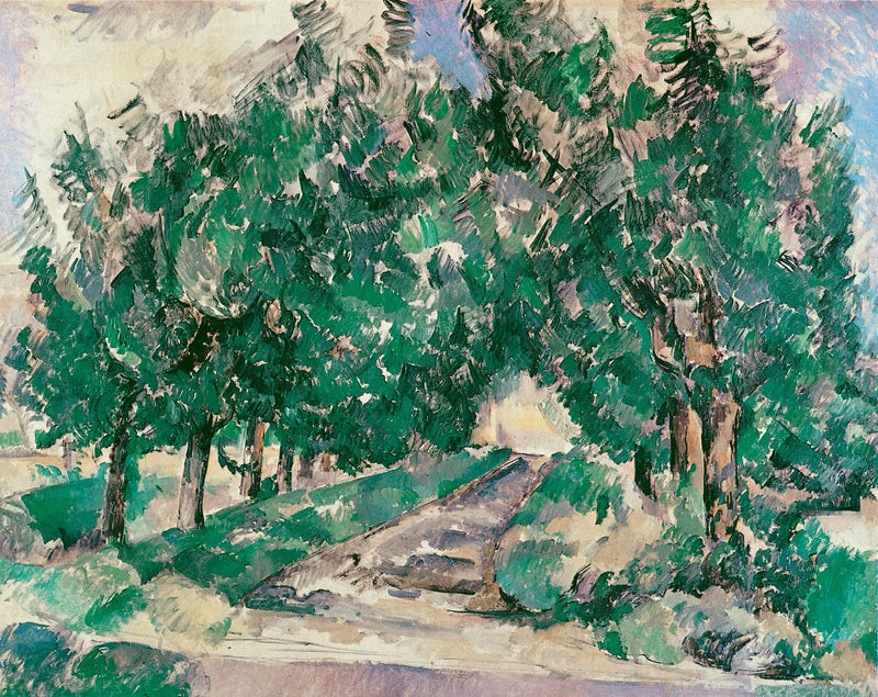L'Allée au Jas de Bouffan - Paul Cézanne