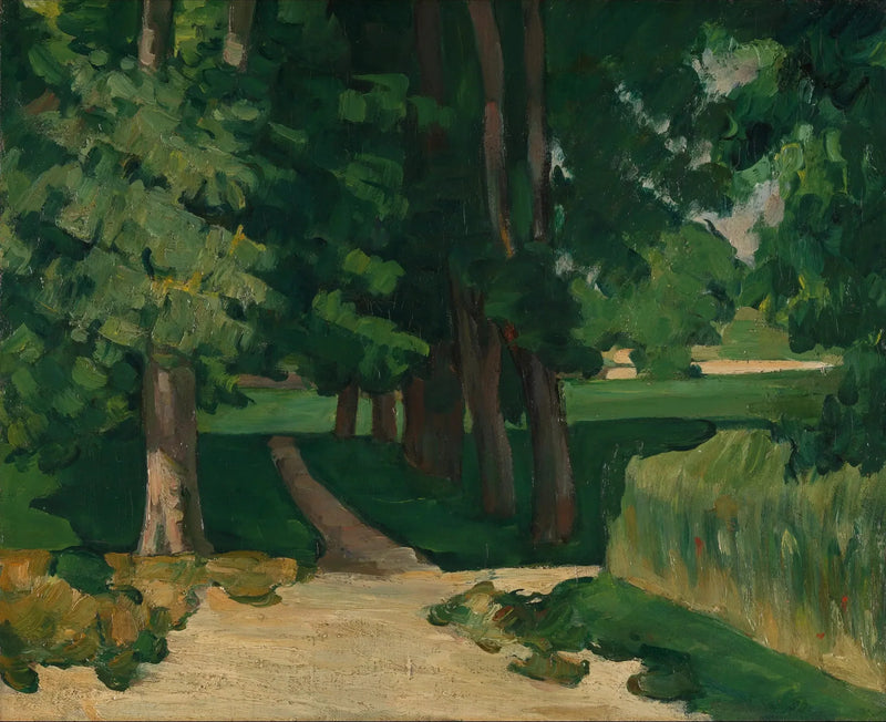 L'Allée au Jas de Bouffan - Paul Cézanne