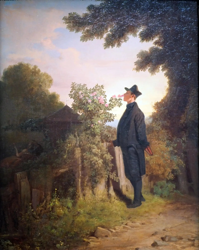L'amant de roses - Carl Spitzweg