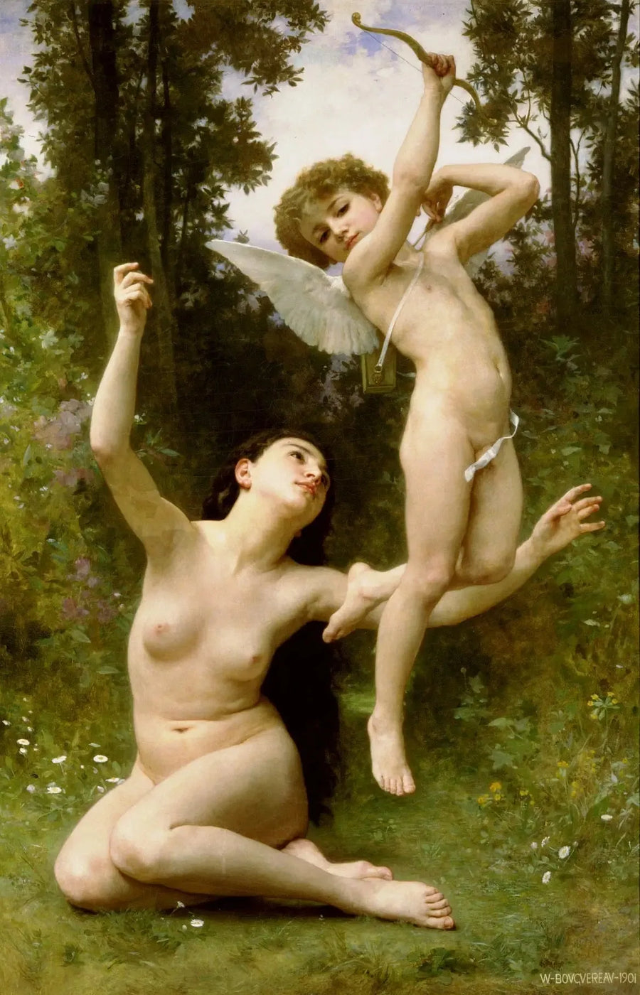 L'Amour s'envole - Bouguereau
