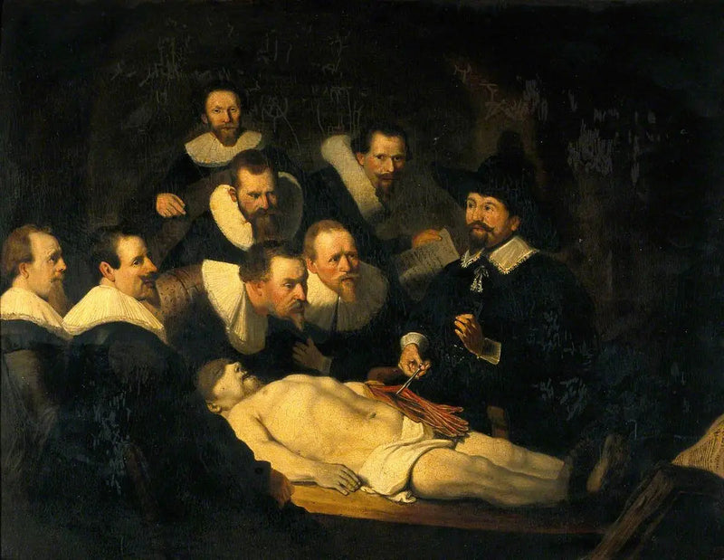 L'anatomie du Dr Nicolaes Tulp - Rembrandt