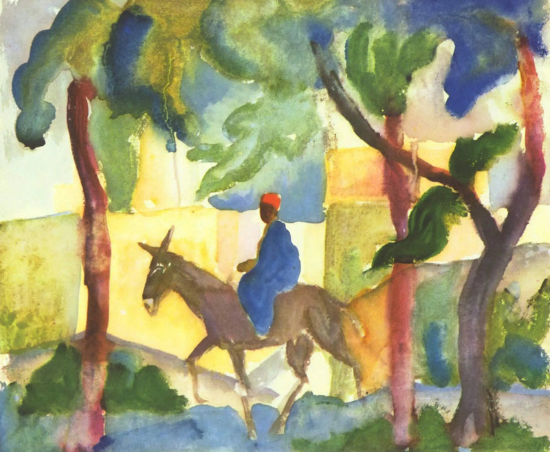 L'Ânier - August Macke