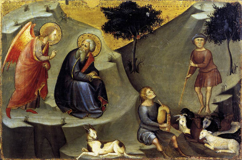 L'Annonciation à Joachim - Bartolo di Fredi
