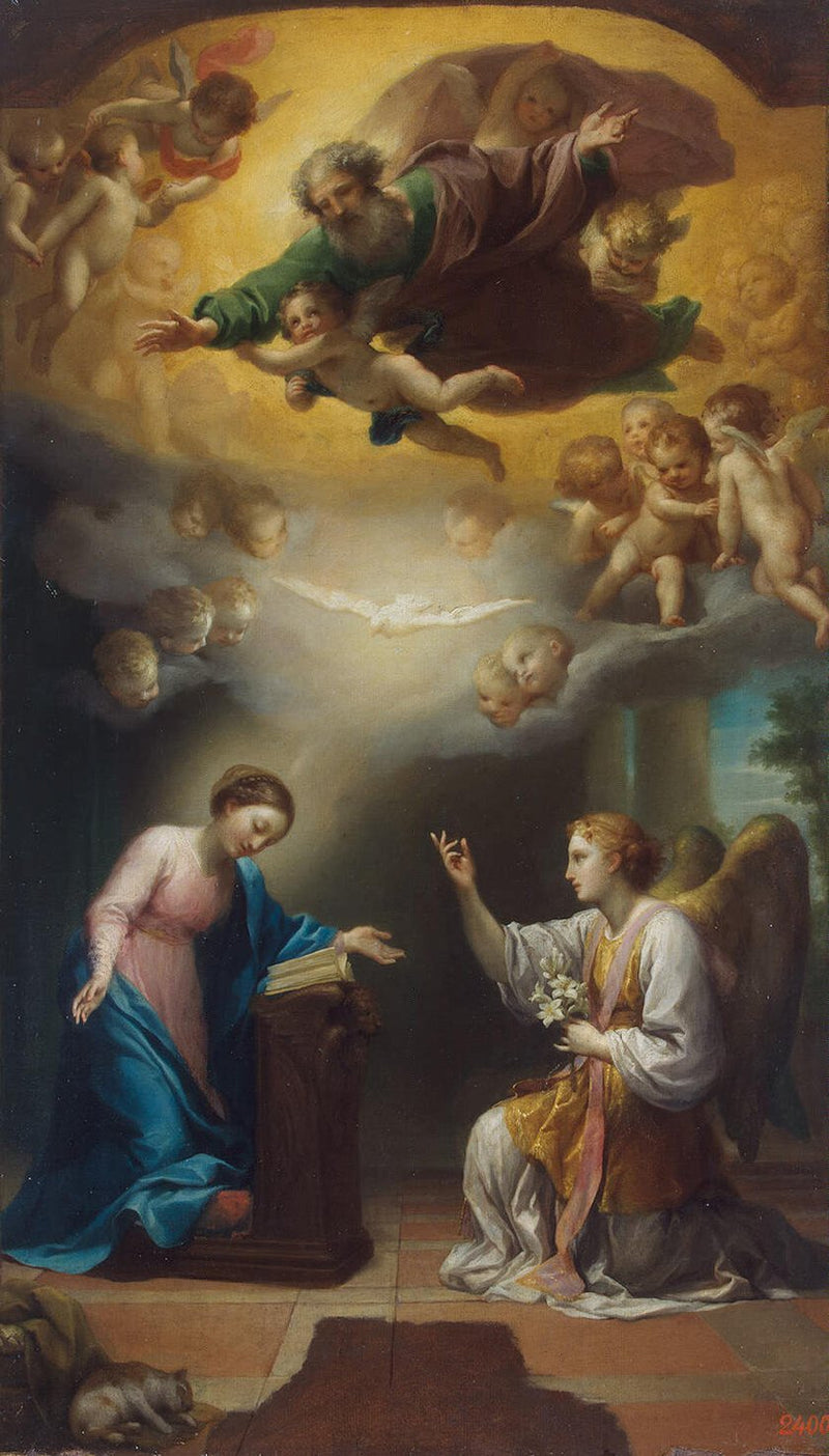 L'Annonciation - Anton Raphael Mengs