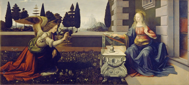 L'Annonciation de San Martino - Léonard de Vinci
