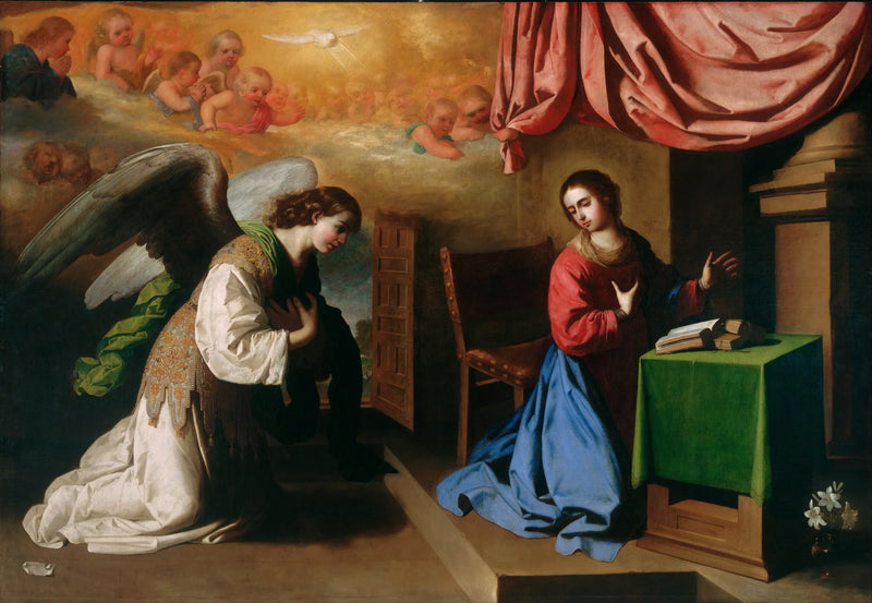 L'Annonciation - Francisco de Zurbarán