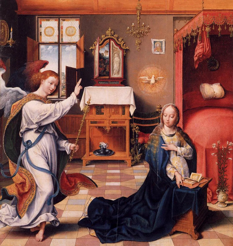 L'Annonciation. - Joos van Cleve