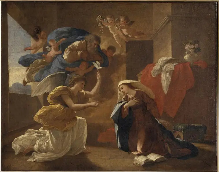 L'Annonciation - Nicolas Poussin