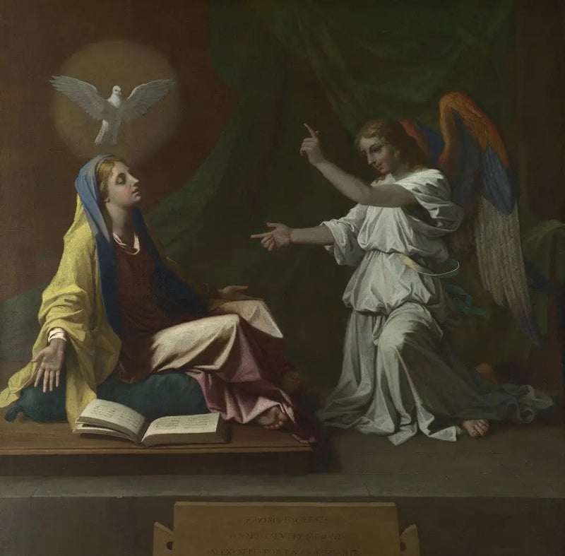 L'Annonciation - Nicolas Poussin