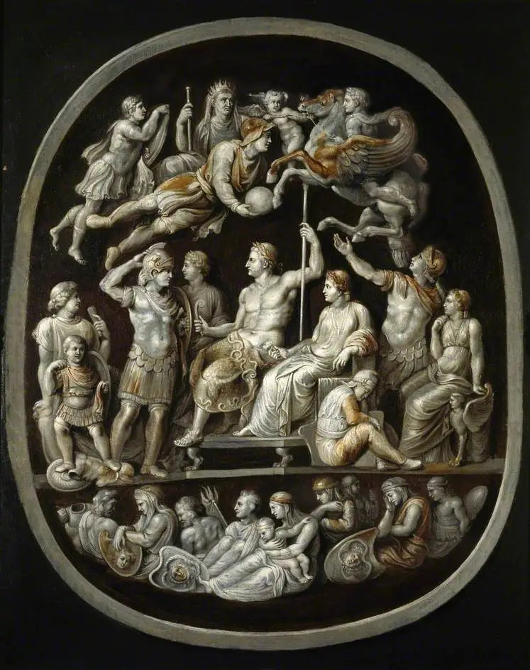 L'« Apothéose de Germanicus » : copie d'après un camée antique (la « Gemma Tiberiana ») - Peter Paul Rubens