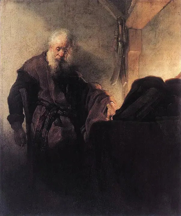 L'Apôtre Paul à sa table de travail - Rembrandt