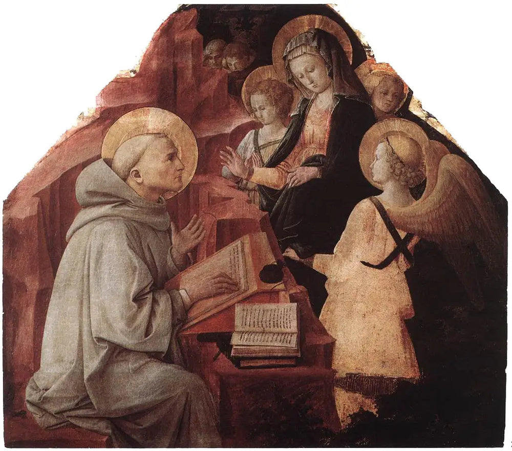 L’Apparition de la Vierge à saint Bernard - Fra Filippo Lippi - Alpha Reproduction