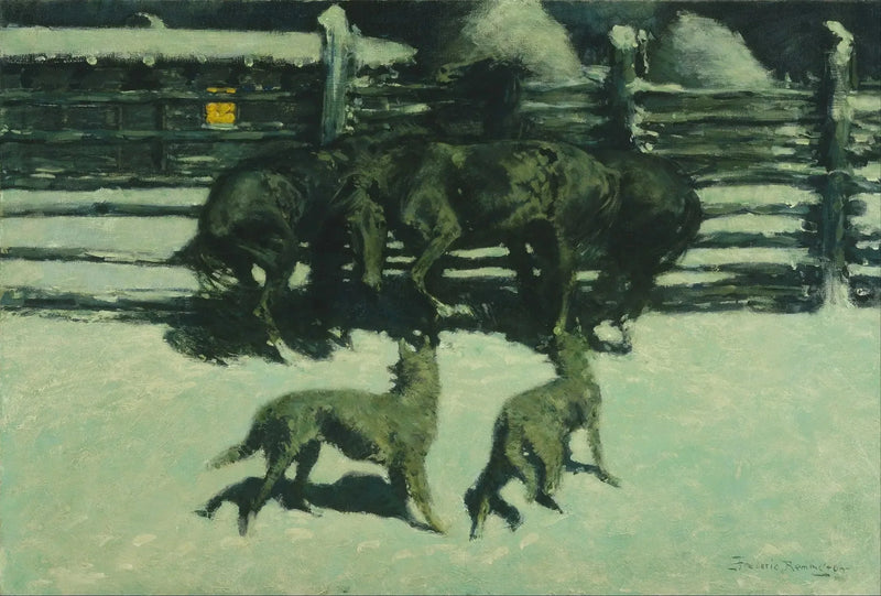 L'appel à l'aide - Frederic Remington