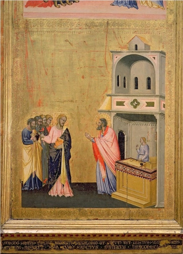 L'appel de saint Matthieu - Jacopo di Cione