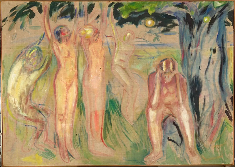 L'Arbre de vie : partie gauche - Edvard Munch