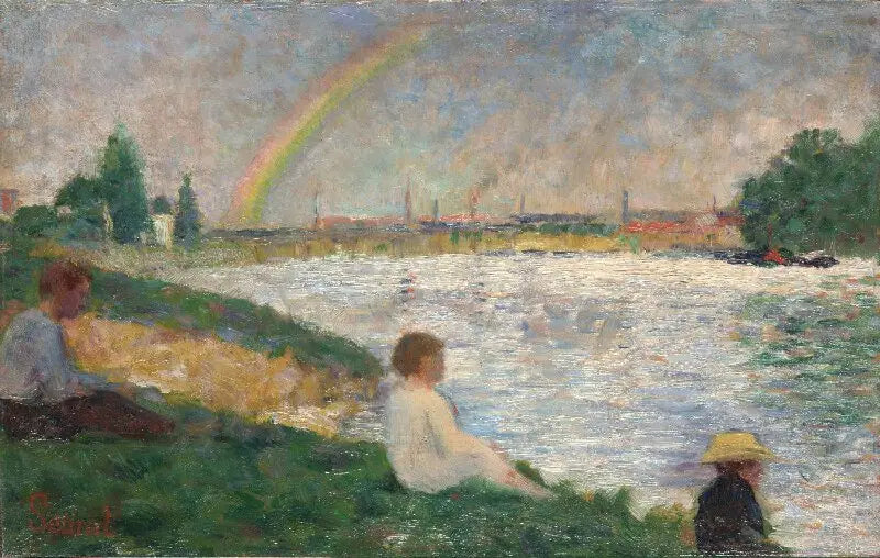L'Arc-en-ciel : Étude pour « Baigneuses à Asnières » - Georges Seurat