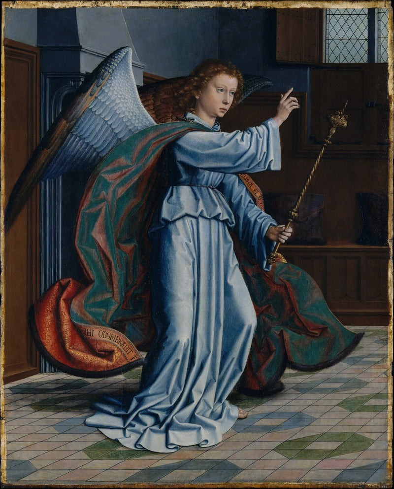 L'Archange Gabriel de l'Annonciation - Retable de Cervara - Gérard David