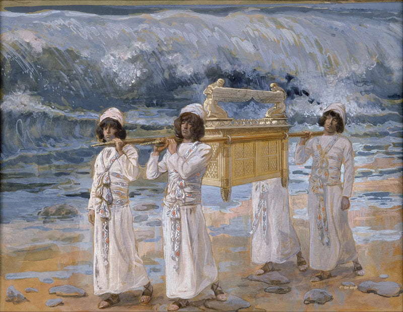 L'Arche passe le Jourdain - James Tissot