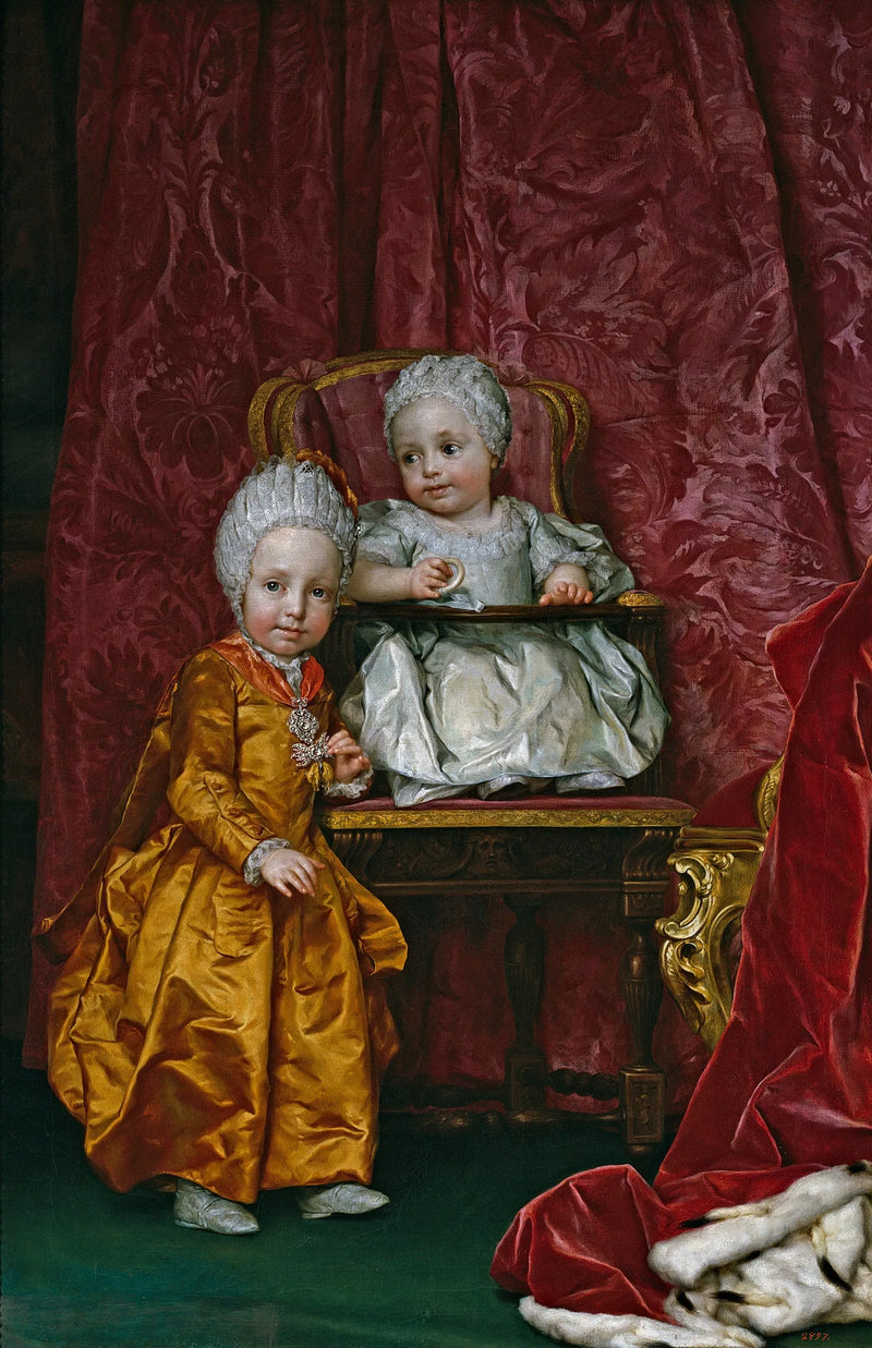 L'archiduc Ferdinand et l'archiduchesse Marie Anne d'Autriche - Anton Raphael Mengs
