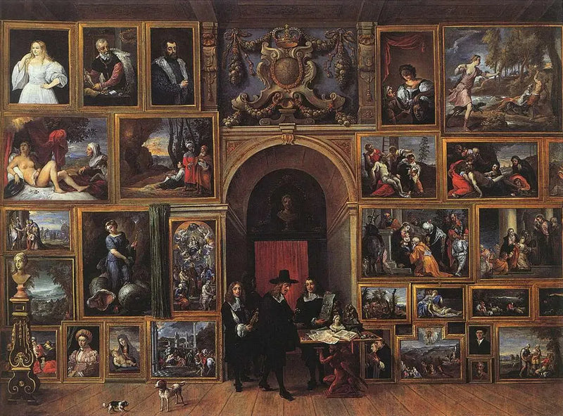 L'Archiduc Léopold-Guillaume dans sa galerie - David Teniers le Jeune