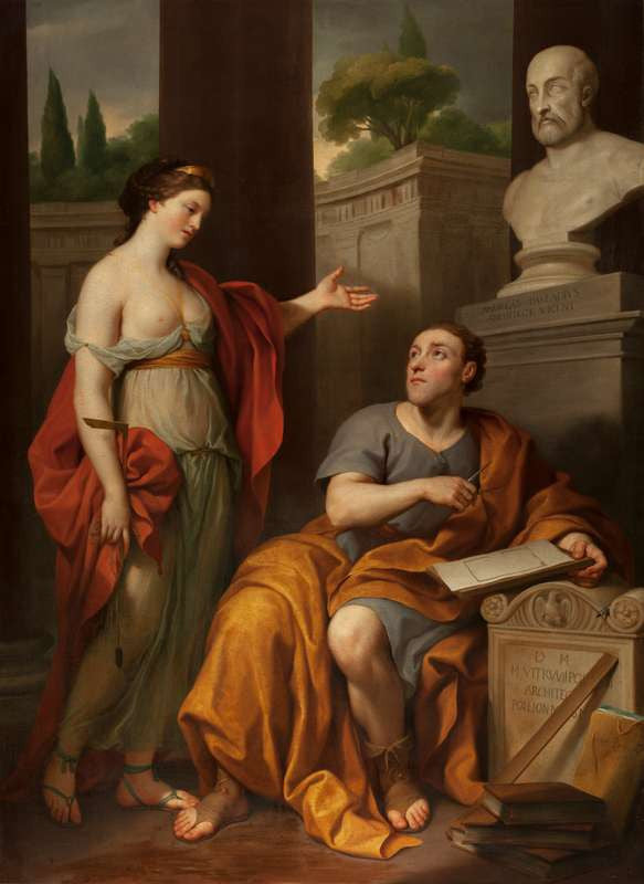 L'architecte et sa muse. Portrait de James Caulfield, Lord Charlemont - Anton Raphael Mengs
