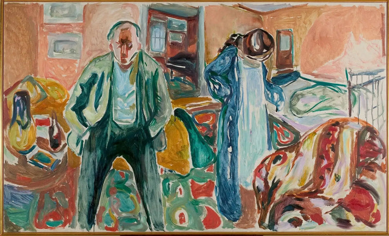 L'Artiste et son modèle - Edvard Munch