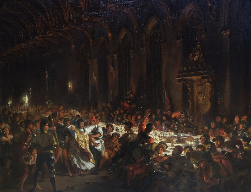 L'Assassinat de l'évêque de Liège - Eugène Delacroix