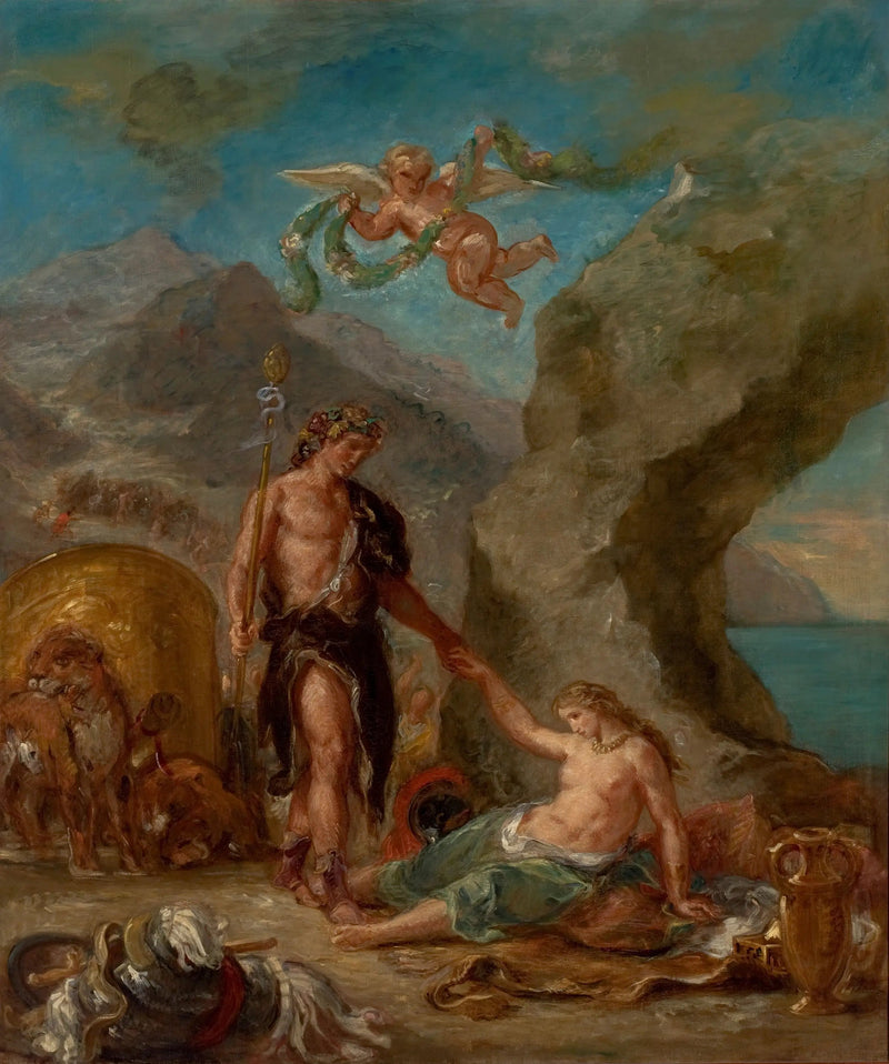 L'Automne - Baccus et Ariane - Eugène Delacroix