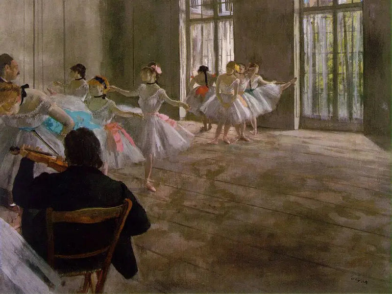L'école de danse. La répétition - Edgar Degas