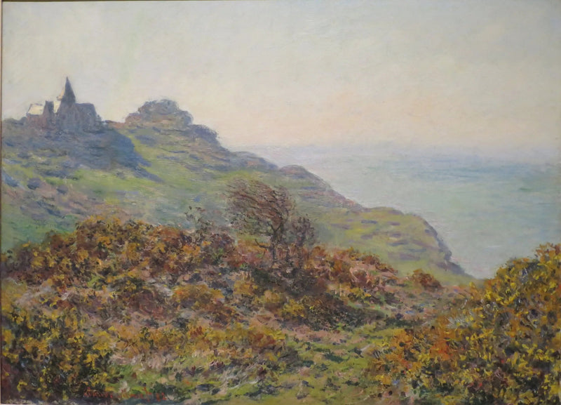 L'Église de Varengeville et la gorge de Moutiers - Claude Monet