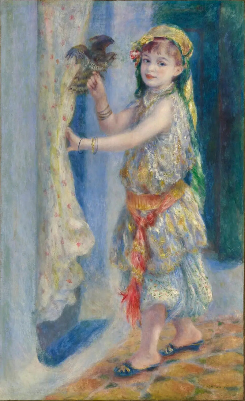 L'enfant à l'oiseau - Pierre-Auguste Renoir