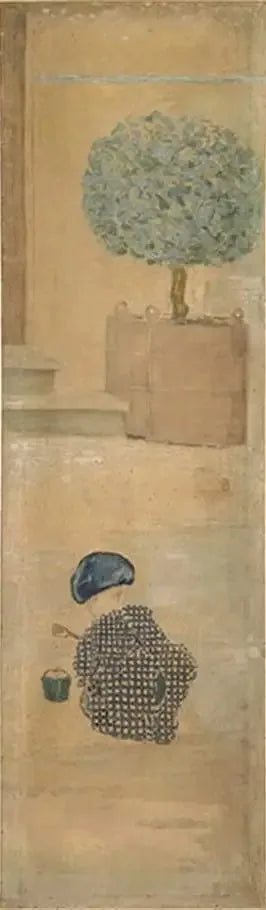 L'Enfant au pâté de sable - Pierre Bonnard image 1 tableau peint à l’huile sur toile