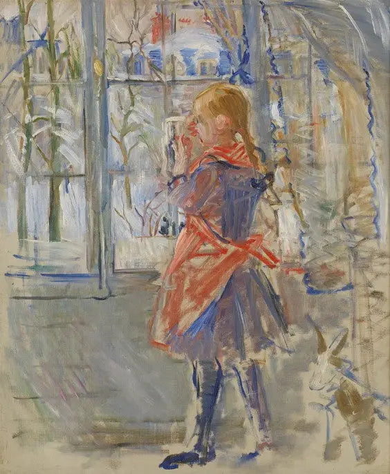 L'enfant au Tablier Rouge - Berthe Morisot