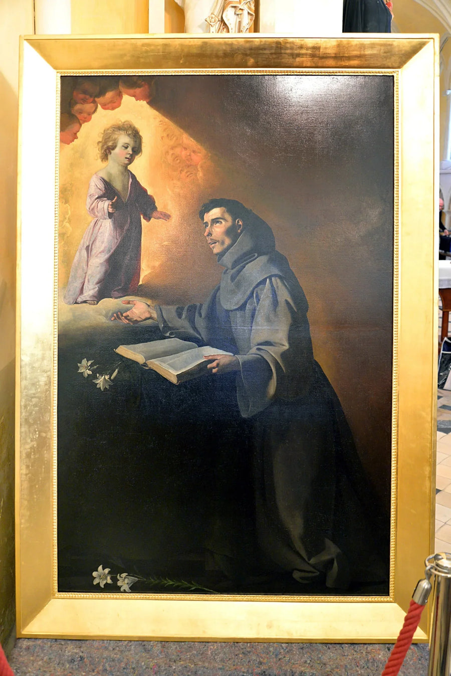 l'Enfant Jésus apparaissant à saint Antoine de Padoue - Francisco de Zurbarán