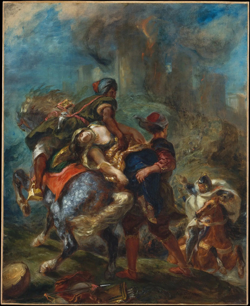 L'Enlèvement de Rebecca - Eugène Delacroix