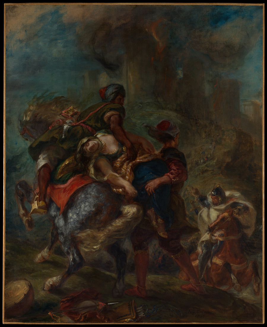 L’Enlèvement de Rébecca - Eugène Delacroix