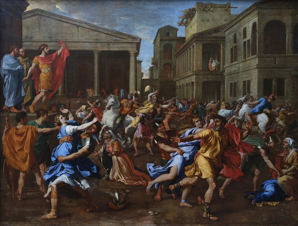 L’Enlèvement des Sabines - Nicolas Poussin - Alpha Reproduction