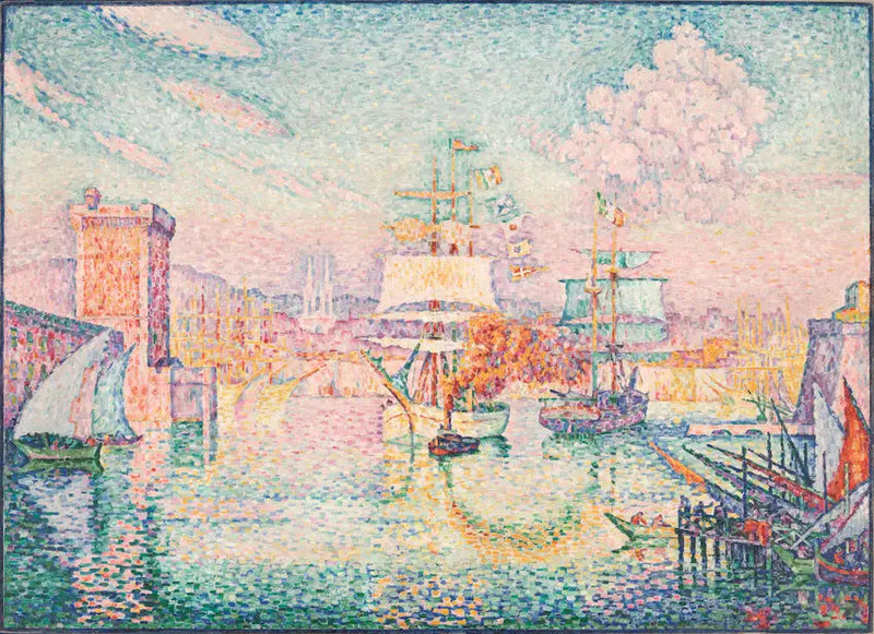 L'Entrée du port de Marseille - Paul Signac