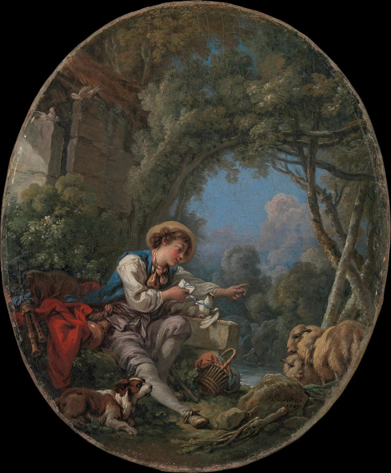 L'envoi du messager - François Boucher