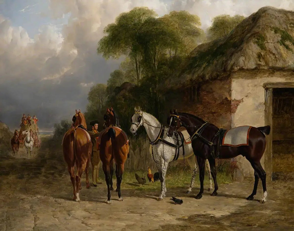 L'équipe Fresh - John Frederick Herring, Sr. image 1 reproduction de peinture à l’huile